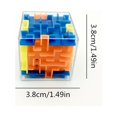 thumbnail image 2 of 3D Labyrinthe Cube Magique AMERTEER Jouet Casse-Tête Mini Cube à Billes Jeu de Réflexion Jouets Éducatifs pour Enfants, 2 of 7