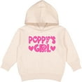 thumbnail image 2 of Inktastic Poppy's Girl Pink with Hearts Toddler Hoodie, 2 of 4