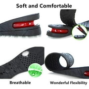 Height Increase Insoles for Men, 4 Layers Shoe Height Inserts to Make You Taller, Multi-Layer Invisible Boosting Lifts Soles for Women Kit with Air Cushion Heel Height 3.54 Inch