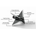 thumbnail image 2 of Tooth of the Arrow Broadheads -100% USA Made -  1-3/16-inch Solid 100gr 125gr 150gr 175gr - Fixed Blade Broadhead 3 pack, 2 of 6