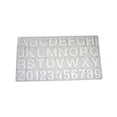 thumbnail image 1 of Wosthever Suministros de moldes para fondant, 26 letras en inglés, molde en relieve, herramientas de decoración de pasteles, número de Type2 NO2, 1 of 6