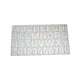 thumbnail image 1 of Wosthever Suministros de moldes para fondant, 26 letras en inglés, molde en relieve, herramientas de decoración de pasteles, número de Type2 NO2, 1 of 6