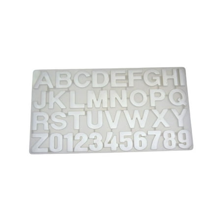 

Thinsont Fondant Molds Baking Lovely 26 English Letters Embossed Mould Cake Decorating Tools Crafting Candy Casting Die Chocolate Dessert Transparent