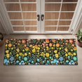 thumbnail image 2 of Bohemian Retro Floral Non-Slip Entryway Door Mat,Boho Indoor Decor Durable Low Plush Door Mat,Washable Welcome Rug for Patio Hallway Home Decor 16x47 Inches, 2 of 7