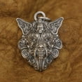 thumbnail image 2 of 925 Sterling Silver King of Wolf Totem Pendant Biker Punk Jewelry TA316, 2 of 14