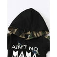 thumbnail image 3 of WESIDOM Toddler Baby Boys Clothes Letter Printed Hoodie Sweatshirt Tops Camouflage Pants 2PCS Set, 3 of 9