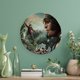 thumbnail image 5 of Jack el cazagigantes Plato decorativo de porcelana fina (bone china), plato decorativo de cerámica para hogar, oficina, soporte de pared, platos decorativos para dormitorio - 6 pulgadas (15 cm), 5 of 6