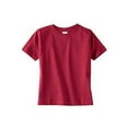 thumbnail image 2 of Rabbit Skins Toddler Fine Jersey Double Needle T-Shirt. 3321, Garnet 4T, 2 of 3