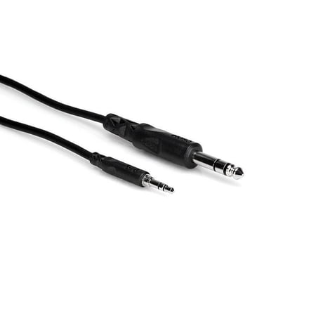 UPC: 0728736013193 | Hosa CMS100 Series Stereo Mini TRS to Stereo 1/4  TRS Cable 5ft