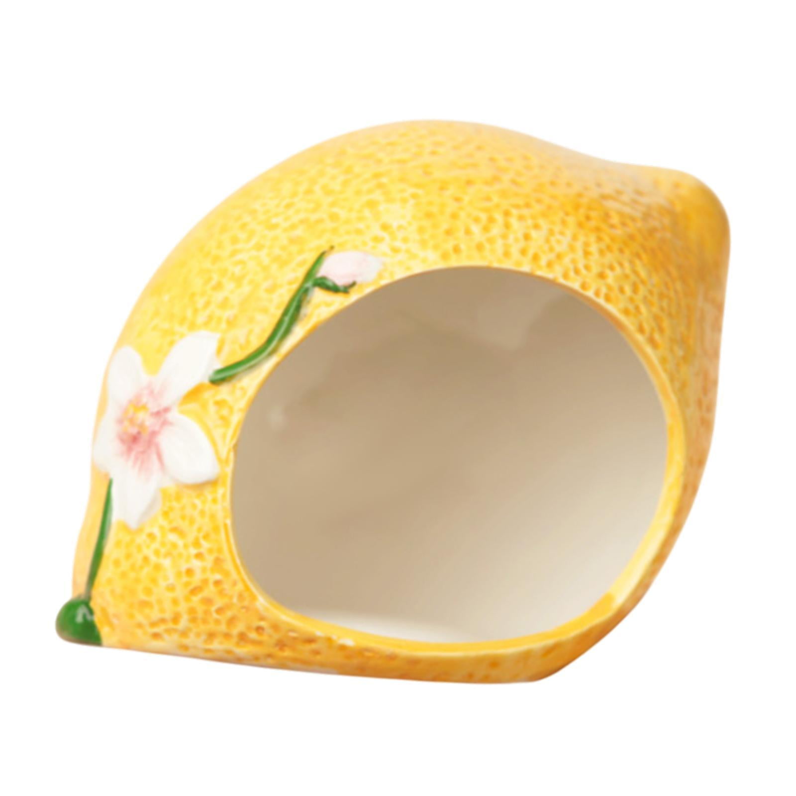 Fzaqwen Hamster House, Caumon Shape Cave Cave Hamster Cage Accessories, Nest Habitat Hut Cage Small Animal Hideout for Petit Hamster Pour Pets De Pets
