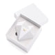 thumbnail image 1 of Caja para anillos con apertura automática en forma de corazón | Regalo sorpresa para San Valentín, aniversarios y compromisos | Joyero forrado de terciopelo | Verde, rojo, blanco y azul oscuro, 1 of 7