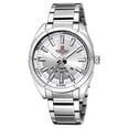 thumbnail image 1 of NAVIFORCE NAVIFORCE NF9038 Men's Stylish Quartz Watch with Multifunction, Waterproof Steel Strap, Luminous Display, Auto Date/Week, Silver-White, 1 of 7