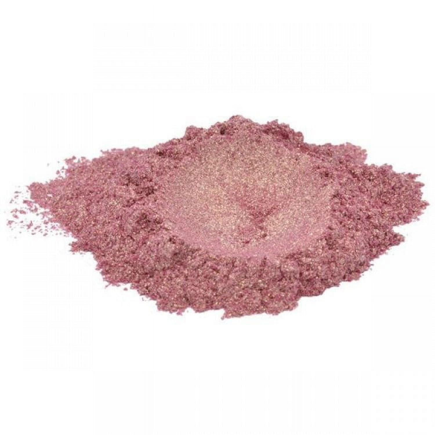 SPARKLE ROSE PINK LUXURY MICA COLORANT PIGMENT POWDER COSMETIC GRADE 4 OZ