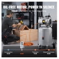 thumbnail image 3 of 13 Gallon Air Compressor, 2HP Oil-Free 4.6 SCFM@90PSI, Quiet Air Compressor for Tire Inflation, Auto Repair, Woodworking, Painting - 125 PSI Max, 3 of 7