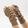 thumbnail image 4 of Dalrosia Gloves Fairy Accessories Ripped Glove Crochet Glove Clothes Fairy Grunge Aesthetic Arm Warmers, 4 of 4