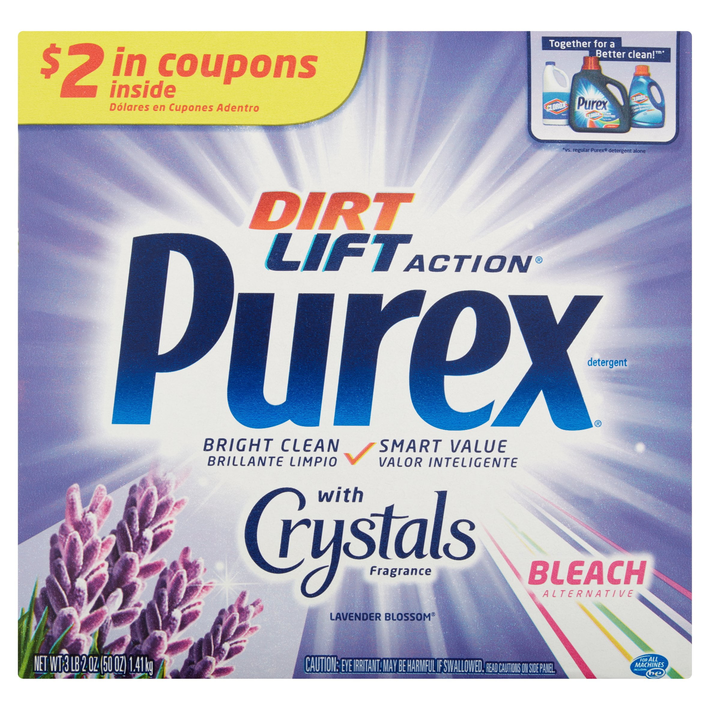 Purex Dirt Lift Action Mountain Breeze Laundry Detergent 75 fl oz