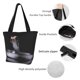 thumbnail image 4 of Fotbe Black Cobra Snake Bolsa de Playa con Estampado, Bolsa de Hombro, Bolsa de Mano Espaciosa, Bolsa de Viaje Ligera, Bolsa de Compras Versátil, 4 of 6