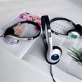 thumbnail image 3 of Typpkmm Fashion Retro Classic Headset Y2k Wired Headphone Type C Over Ear Earbud 3.5mm, 3 of 7