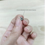 Pure Titanium Earring Backs Replacements, Hypoallergenic, Secure Ear Locking for Studs