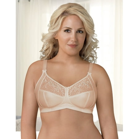 

Exquisite Form Fully® Soft Cup Bra with Embroidered Mesh - Style 5100514