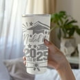 thumbnail image 2 of Graduation 20 oz Stainless Steel Travel Tumbler Double-Wall Insulated with Lid, Off White, 2 of 12