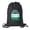 Blue Egg-Black, variant on Personalized Easter Basket Bags, Cotton Drawstring Backpacks Custom Easter Bags - Wavy Lines Egg