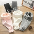 thumbnail image 5 of YTDSCS 1-15T Girls Cotton Leggings for Kids Toddlers Autumn Winter Fleece Bottoms Pants Teen Lace Thickened Tights for Girls, 5 of 9