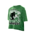 thumbnail image 2 of Women's New Era Kelly Green Philadelphia Eagles Cropped Boxy Sport Classics Mineral Wash T-Shirt, 2 of 5