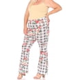 thumbnail image 2 of Women's Plus Size High Waisted Palazzo Pants Soft Stretch Print and Solid Flare Leggings, 2 of 5