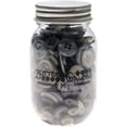 thumbnail image 2 of Buttons Galore Button Mason Jars-Smokey Greys, 2 of 2