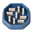 thumbnail image 3 of Slow Feeder Dog Bowls Detachable Anti-Choking Pet Food Dish, Non-Slip Slow Eating Station for Dogs and Cats, Interactive Puzzle Feeder for Improved Digestion, Multiple Colors, 1pc, 3 of 4
