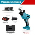 thumbnail image 2 of 3600W 12000SPM Brushless Cordless Electric Reciprocating Saw Variable Speed Metal Wood Cutter Tool, 2 of 7