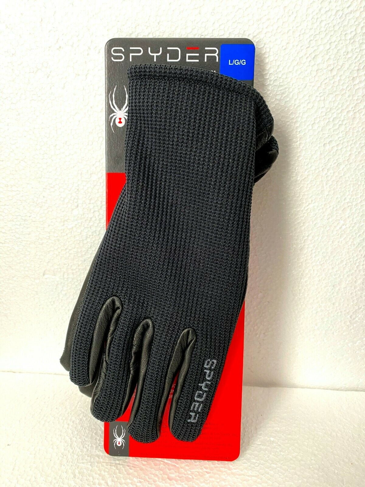 Mens Spyder Leather Palm Gloves Black Size XL 1xl for sale online 