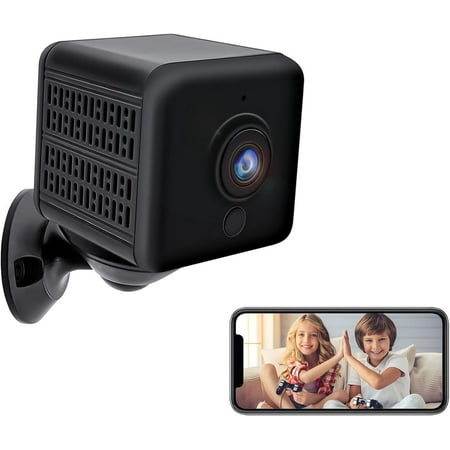 Camera Hidden Camera,Mini Security Wireless Camera,HD 1080P Nanny Cam,AI Motion Detection,150 Days Standby Battery Life,Mini Cam for Indoor Security,Baby(Black)