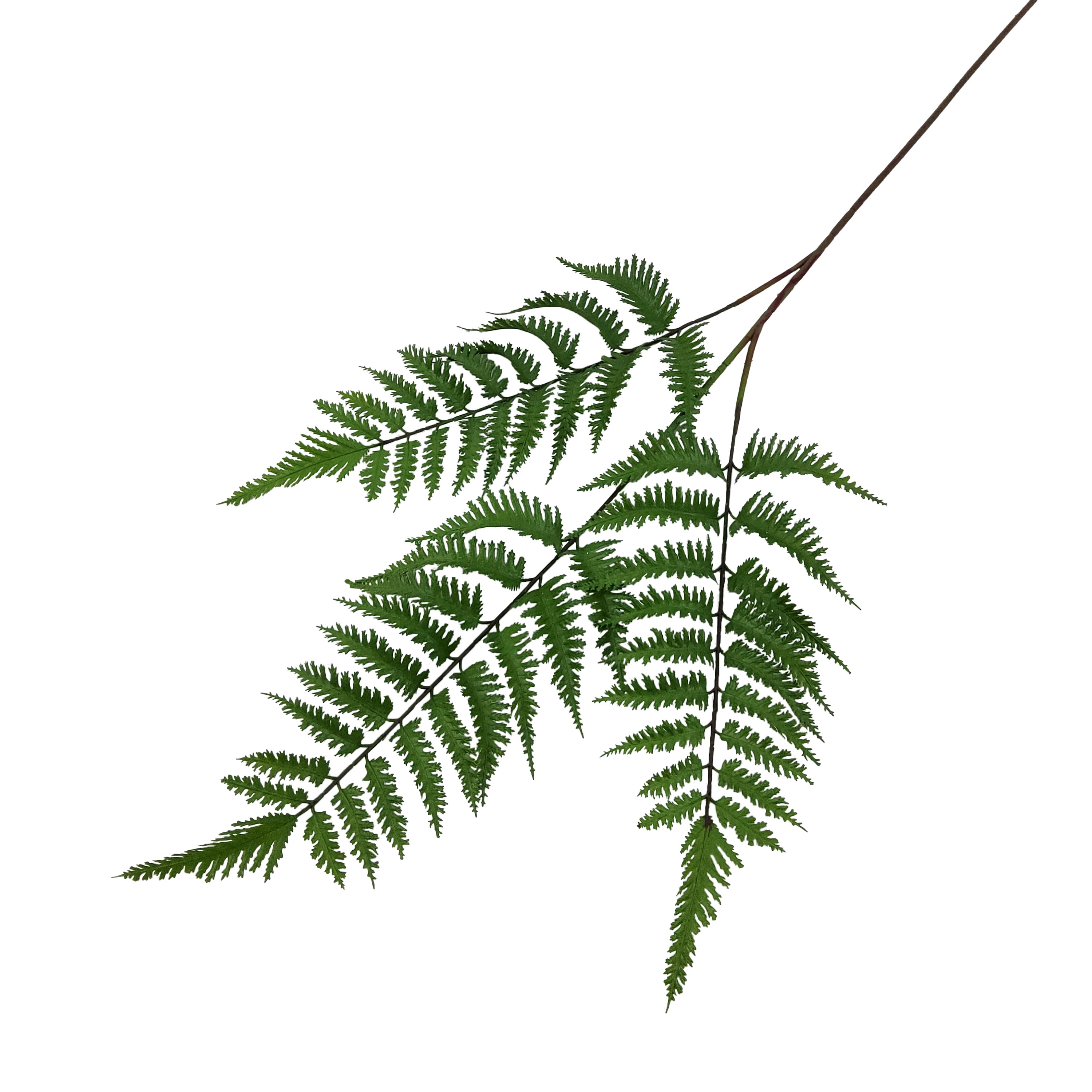 Mainstays 35" Artificial Green Fern Stem, Pot Not Included.