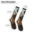 thumbnail image 2 of Naloa Skull Butterfly Sunflower Thigh High Socks Extra Long Stretchy Sock Women Over Knee High Opaque Stocking Daily Wear, 2 of 6