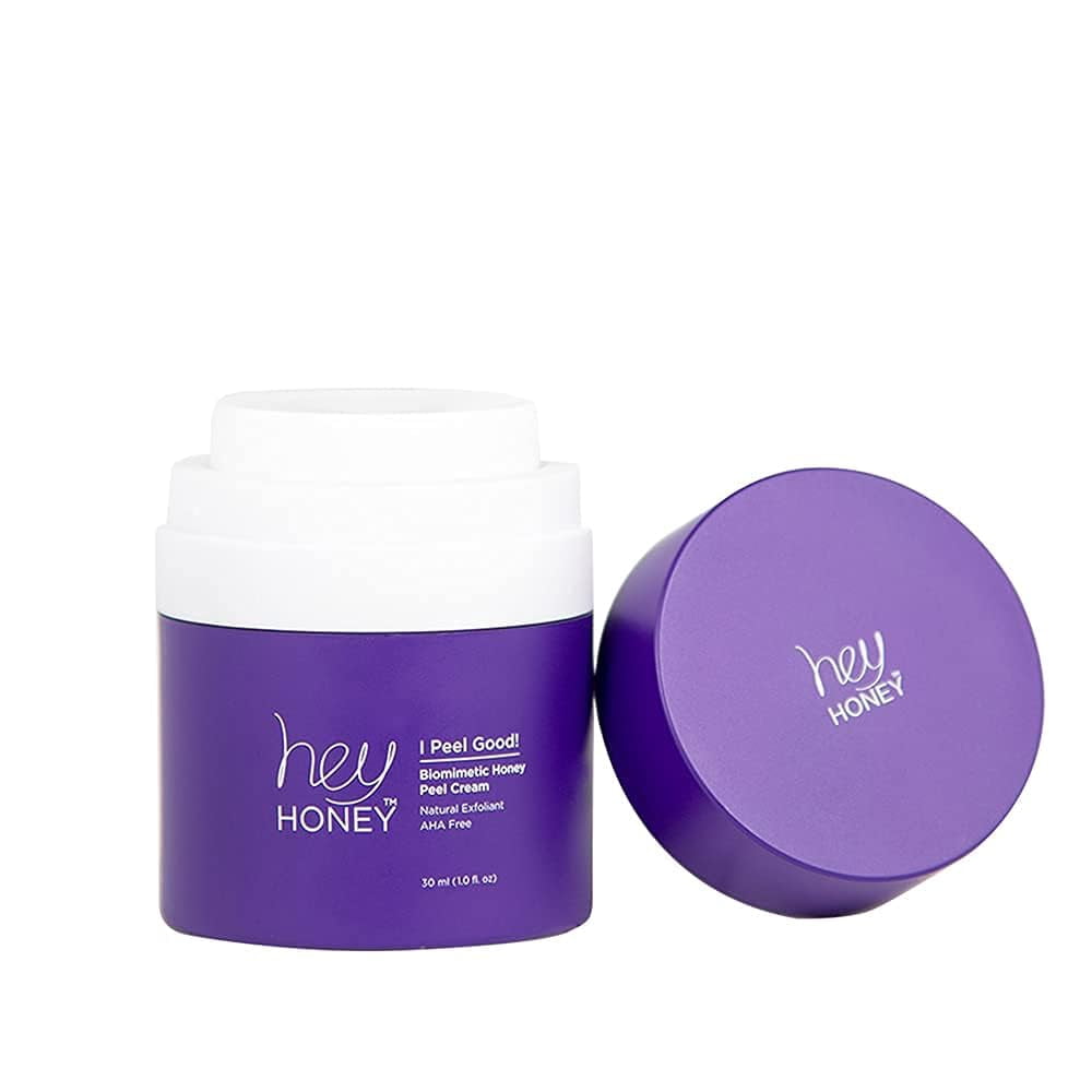 Hey Honey I PEEL GOOD! Biomimetic Honey Peel Cream, Natural Exfoliant, AHA Free, Cream, 30 ml (1.0 fl. oz)