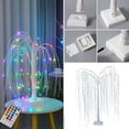 thumbnail image 2 of Inteprter Atmósfera de luz de árbol de flor de cerezo de PVC con decoración LED que cuida los ojos Luz decorativa que cuida los ojos plateada Type3 NO3, 2 of 6