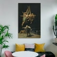 thumbnail image 6 of Francisco Goya Painting Art Poster Flying Witch Poster Poster Cool Artworks Painting Wall Art Canvas Prints Hanging Picture Home Decor Posters Gift 20x30inch(50x75cm), 6 of 6