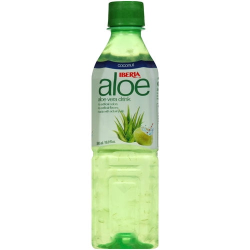 Iberia Aloe Vera Juice, Coconut, 16.9 Fl Oz, 1 Count
