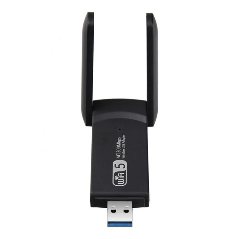 USB WiFi Adapter 1200Mbps, USB 3.0 Wireless Network Adapter WiFi Dongle for  PC Desktop Laptop with Dual Band 2.4GHz/300Mbps 5GHz/867Mbps,Support  Windows10/8/8.1/7/Vista/XP/2000,Mac OS 