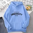 thumbnail image 3 of Moda Letra Impresa Sudadera Deportiva Jersey Multicolor, 3 of 7
