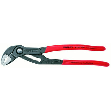 KNIPEX Tools 81 11 250, 10-Inch Pipe and Connector Pliers with Soft Jaws