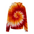 thumbnail image 4 of Bovemsi Sweatshirt for Women Long Sleeved Tie Dye Printed Casual Sportswear With Pockets Comfort Hoodie, 4 of 7