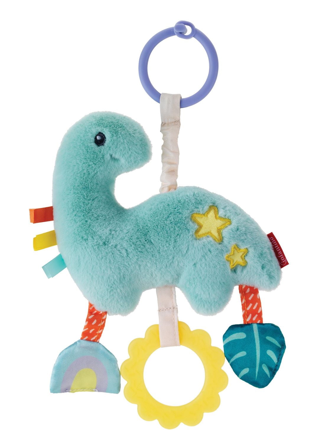 Infantino Pull & Shake Jittery - Dinosaur, Dinosaur toy