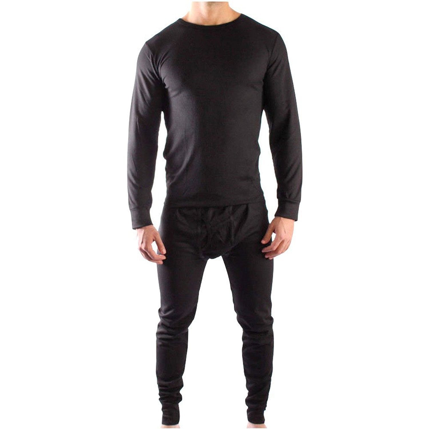 Men's Thermal Long Johns Underwear Long/Half Sleeve Shirt and bottoms Full Set 
