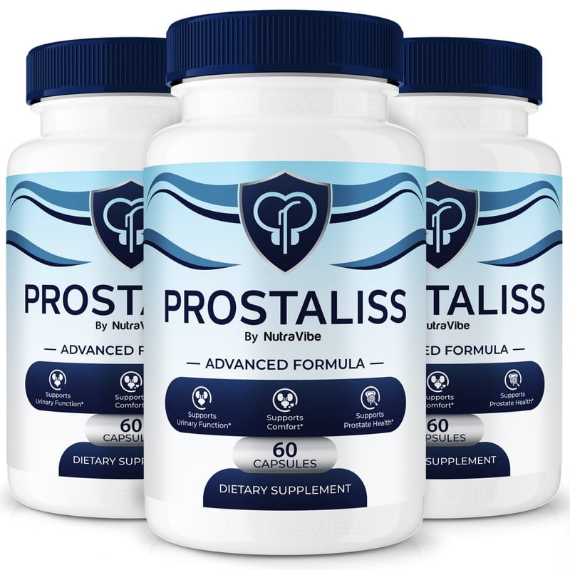 (3 Pack) Prostaliss Capsules - Prostaliss Prostate Support Formula with Natural Blend for Urinary Flow, Comfort & Balance | Easy-to-Swallow Daily Pills for Over-All Wellness (180 Capsules)