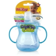 Nuby Grip N' Sip Two-Handle 10 oz No-Spill Cup with Soft Spout, Colors May Vary 1 ea - (Pack of 4)