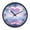 a Heart-shaped Cloud, variant on Voice Activated Clock with Glow Light 12 Inch Large Silent Wall Clock Battery Operated for Home Decor A Heart-shaped Cloud