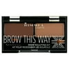 (6 Pack) RIMMEL LONDON Brow This Way Brow Sculpting Kit - Medium Brown